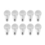 Ampoule LED E27 A60 4,9 W 3 000 K opale x10