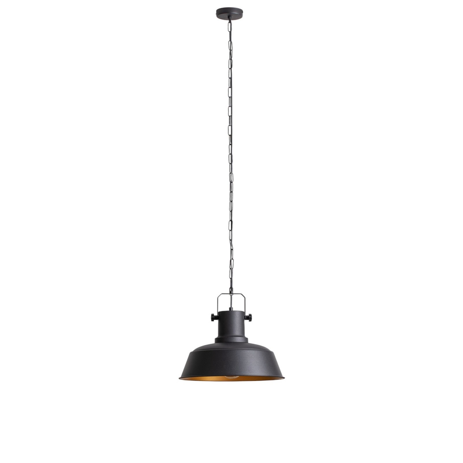 Hängeleuchte Orema, schwarz, Ø 40 cm, Metall, E27