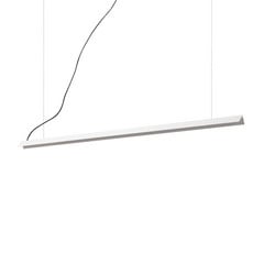 Ideal Lux Lámpara colgante LED V-Line, blanca