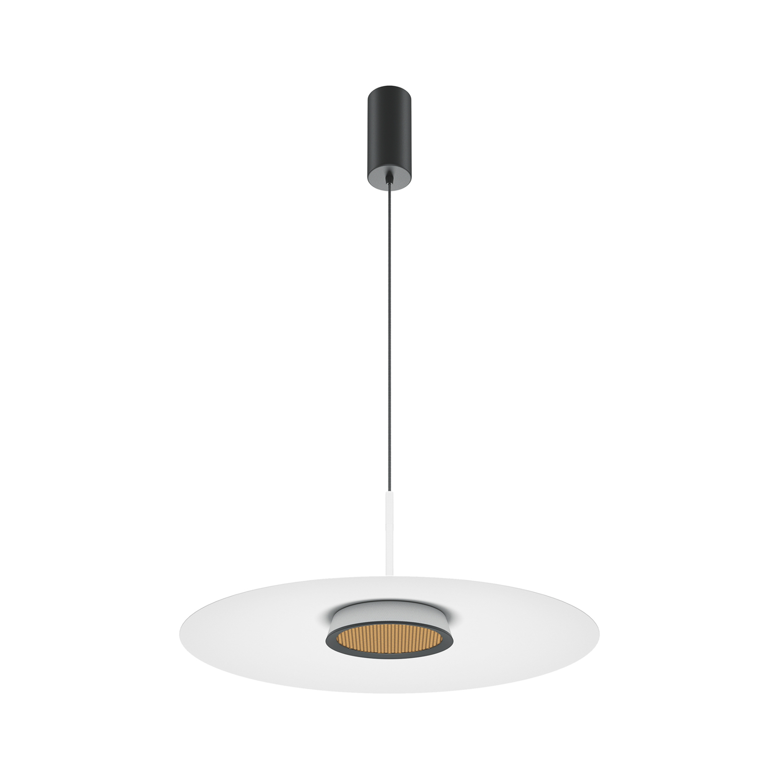 Maytoni suspension LED El, Ø 50 cm, blanc, aluminium