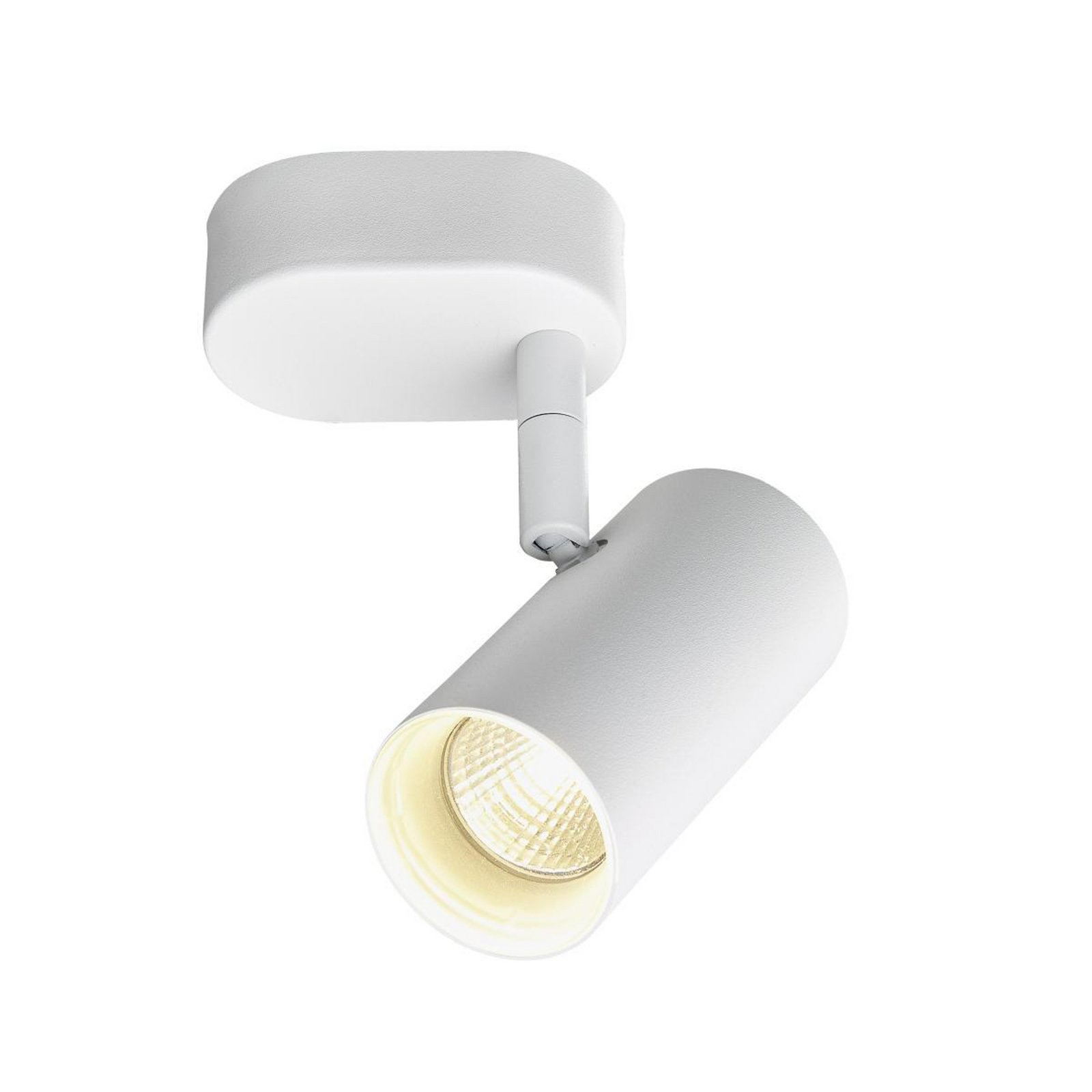SLV LED-Wandstrahler Noblo, dim to warm, weiß, 13  cm