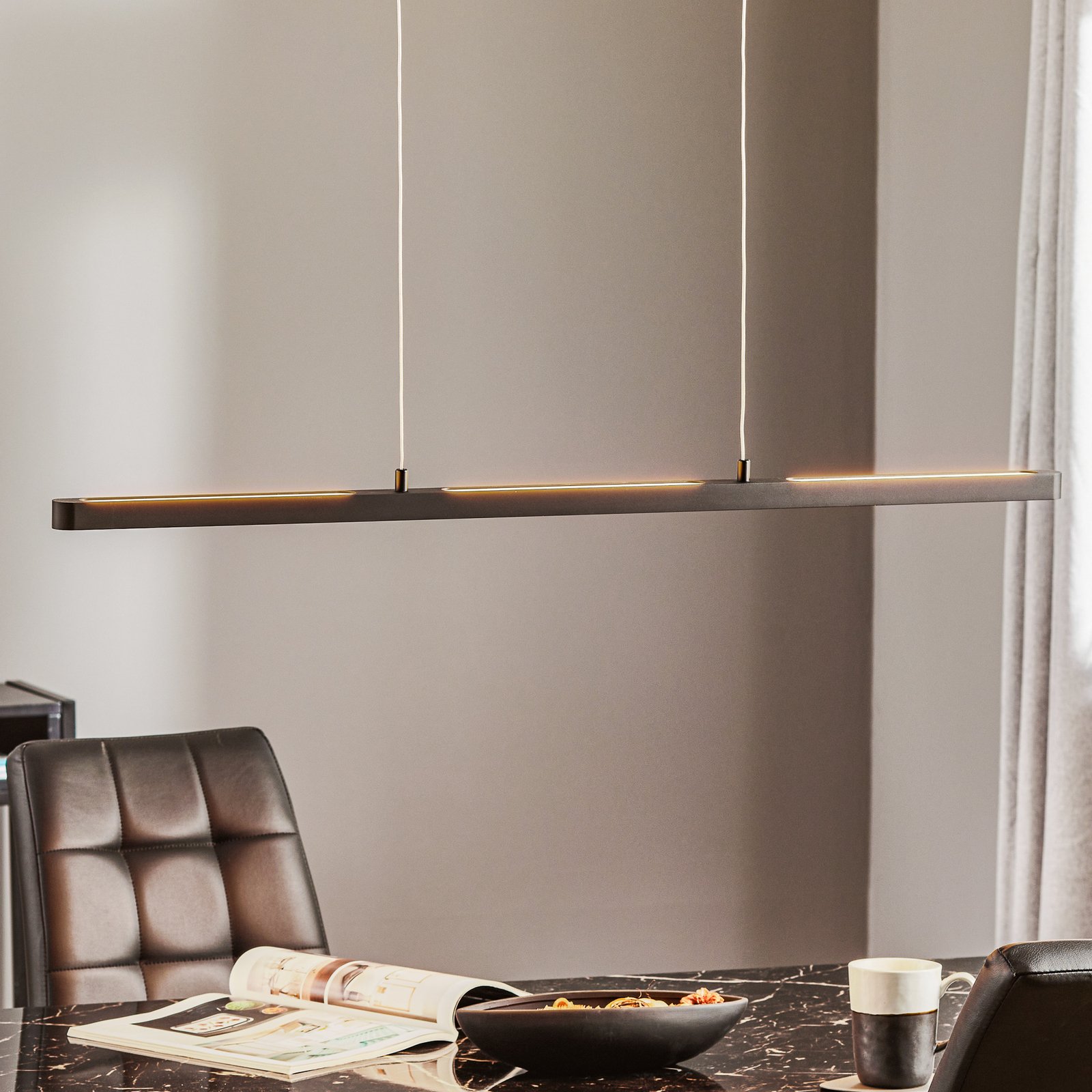 Lento LED Suspension Dim. Noir - Paulmann
