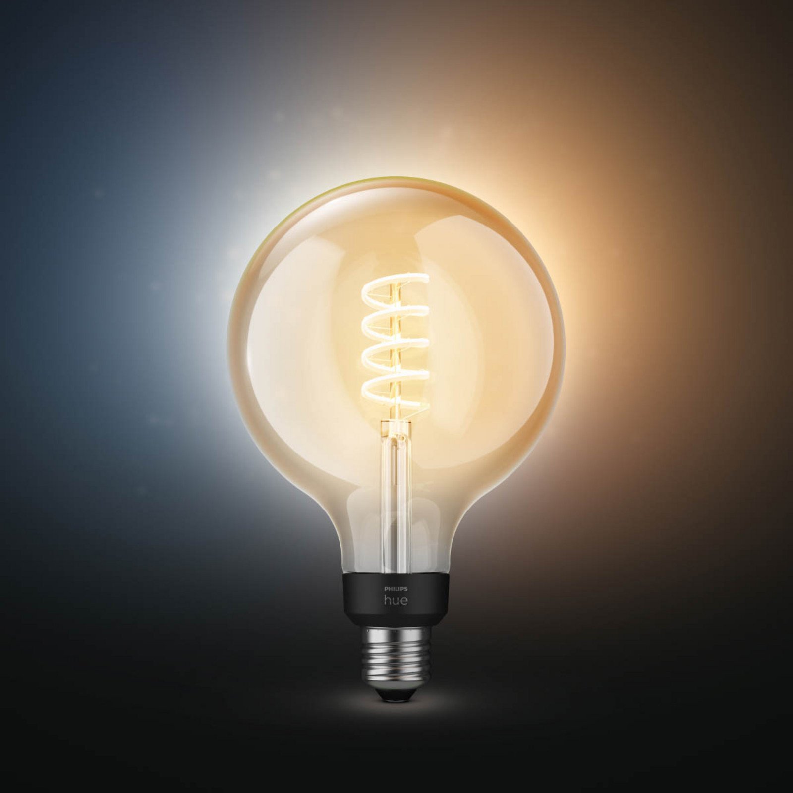 Philips Hue E27 7W bec LED Giant glob filament - alb