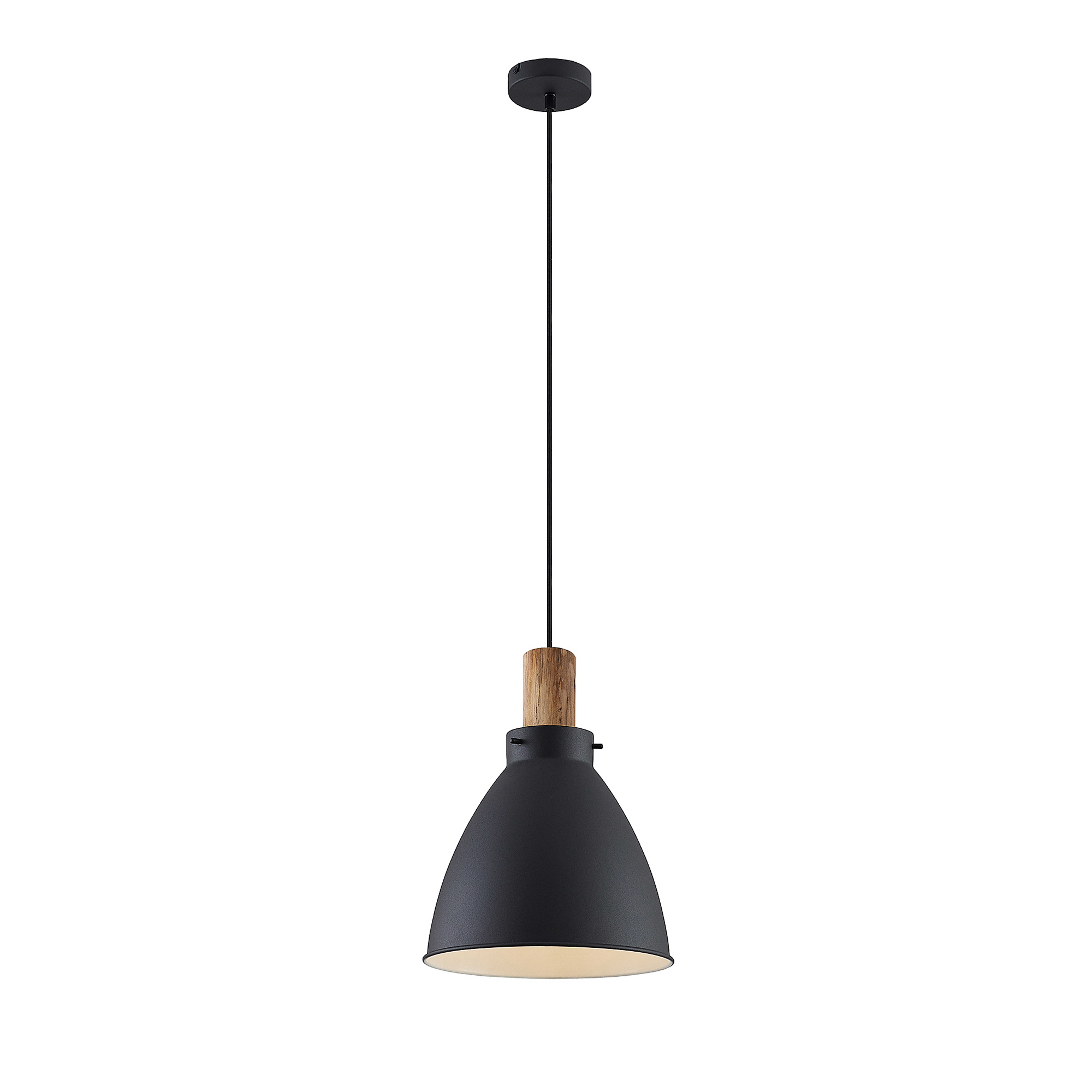 Trebale Suspension Black/Wood - Lindby