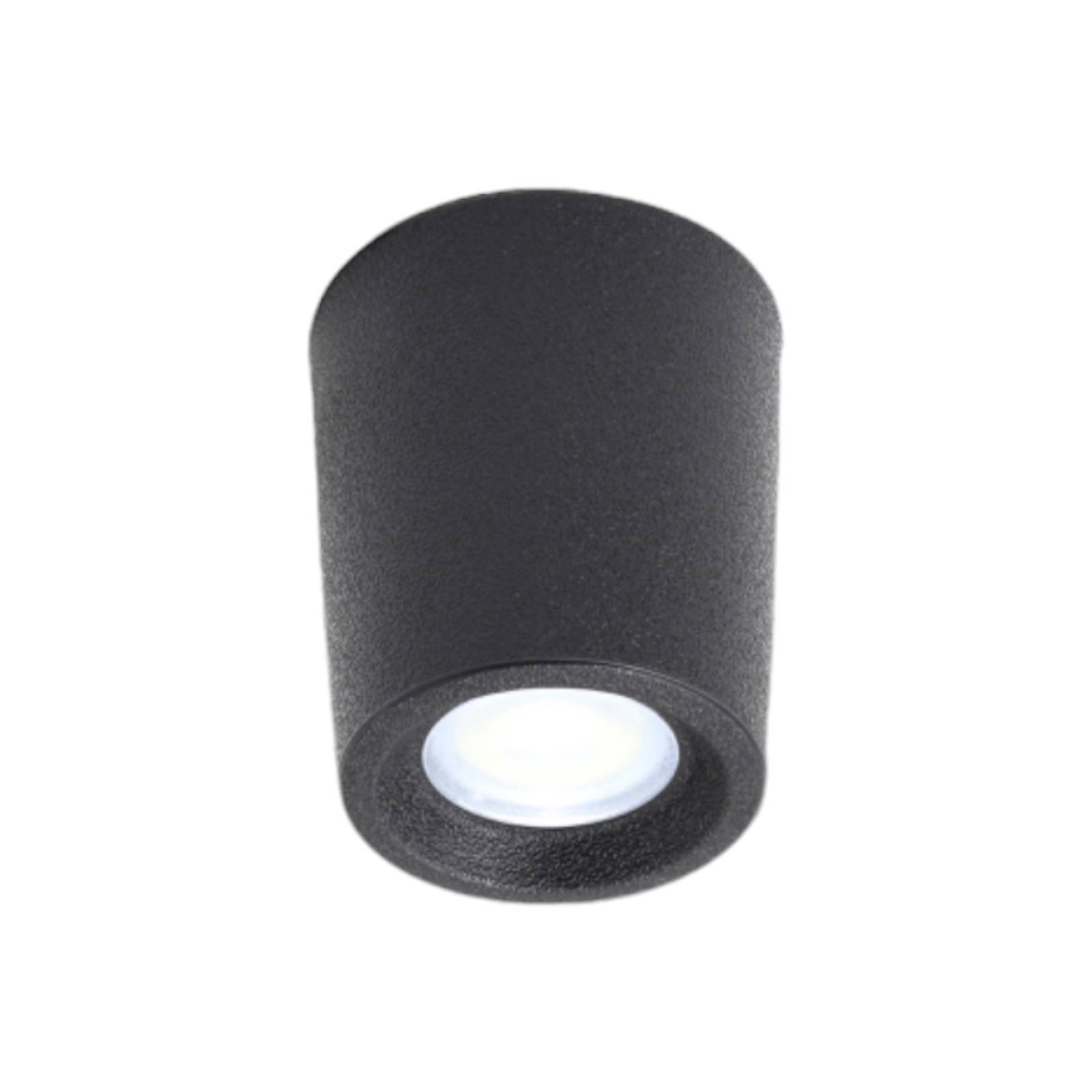 Downlight Livia Ø 6 cm schwarz gefrostet Kunstharz G9 4000K