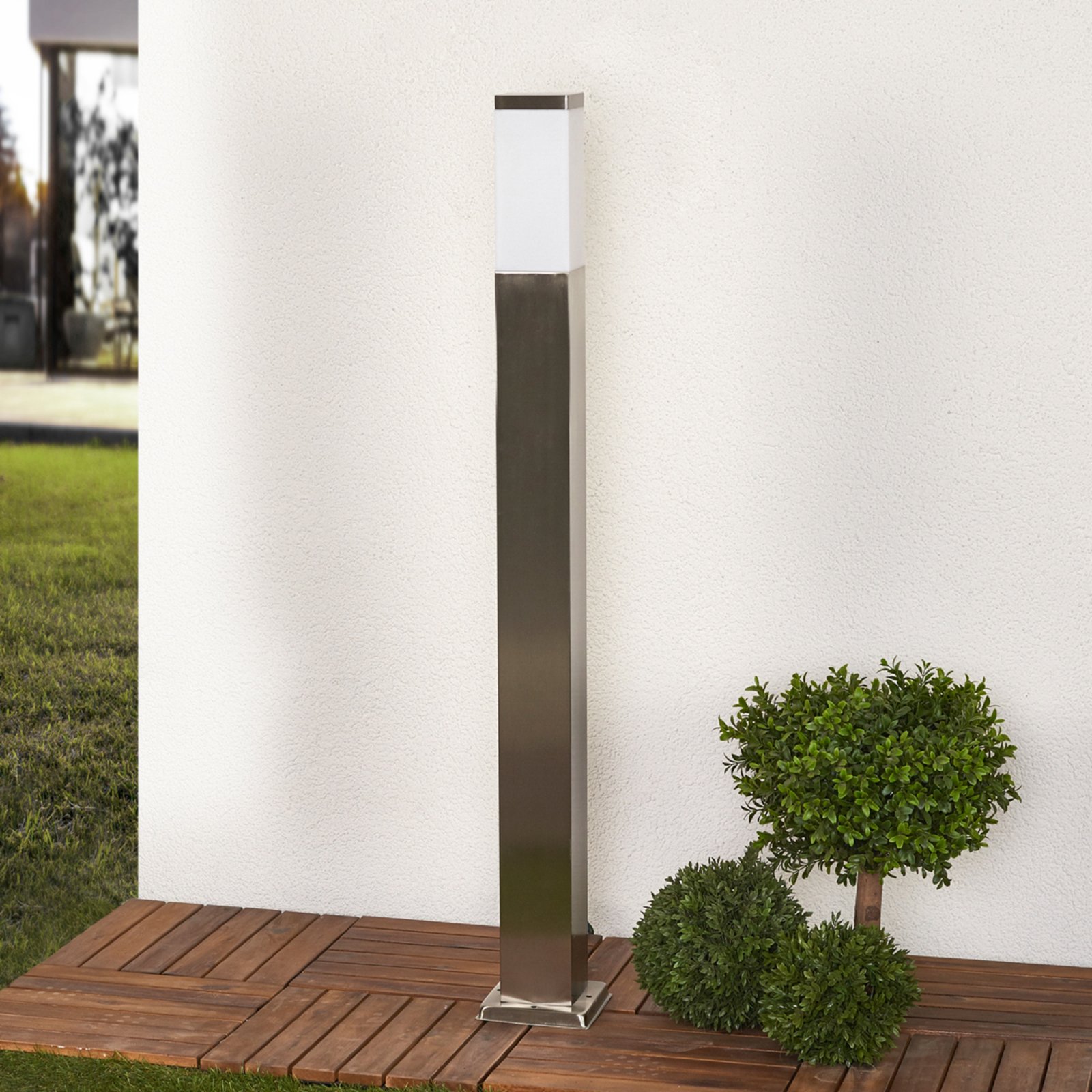 Lorian Lampe de Jardin H100 Steel - Lindby