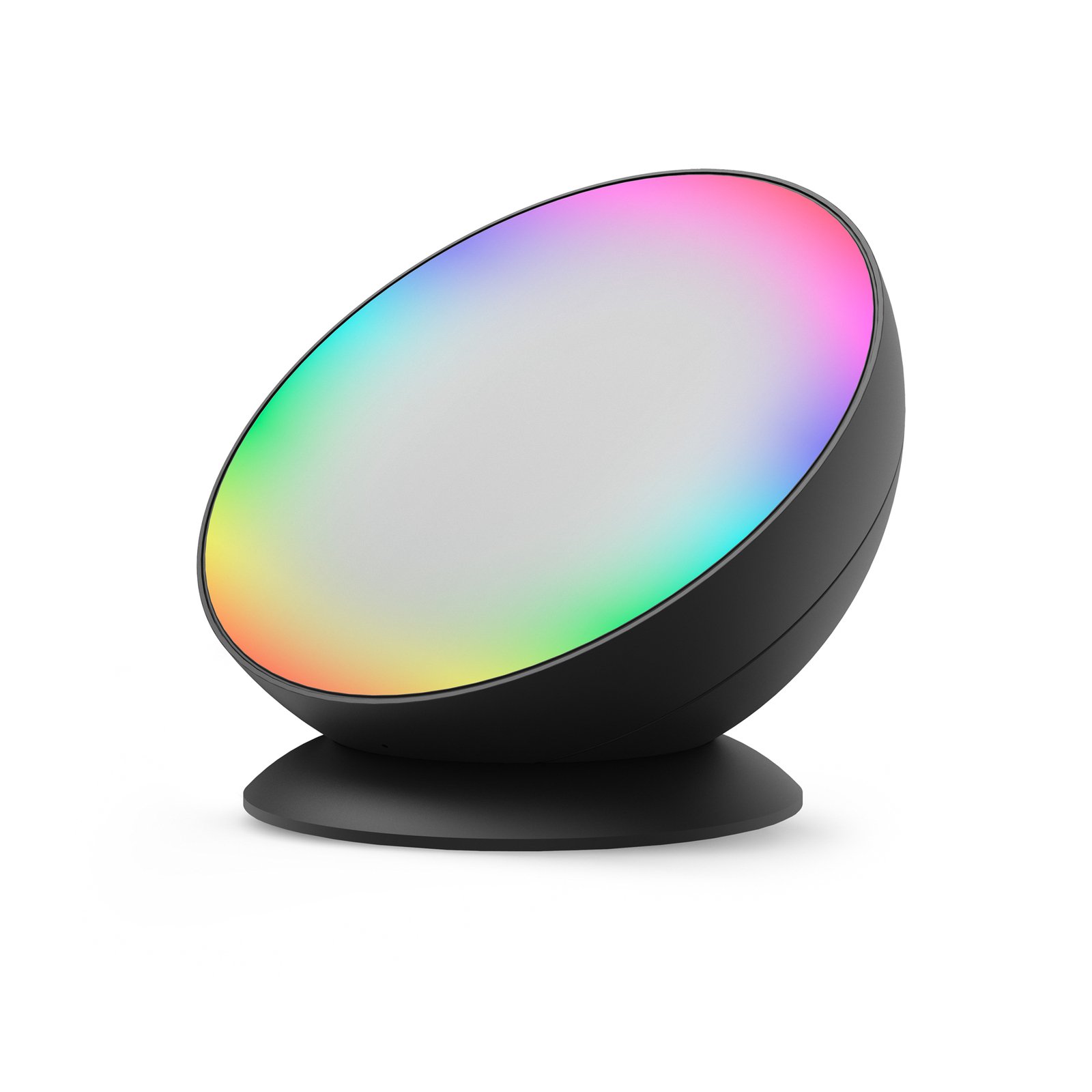 LED-bordslampa WLAN, rund, smart, RGBW, dimbar