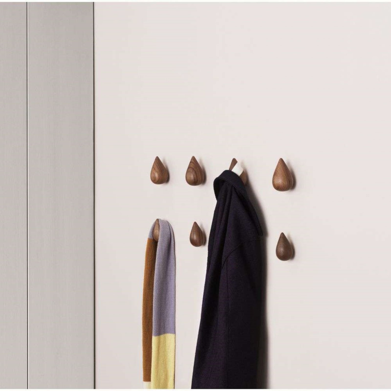 Dropit Hooks Small 2 pcs. Oak - Normann Copenhagen