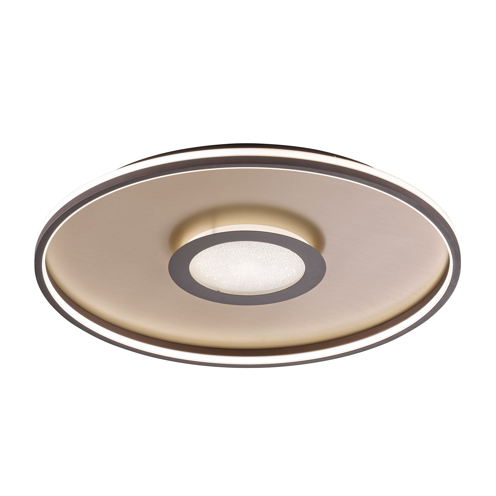 LED-Deckenleuchte Bug rund, rost