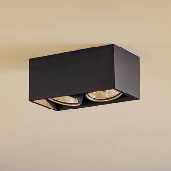 2-lichts plafondlamp Compass Box