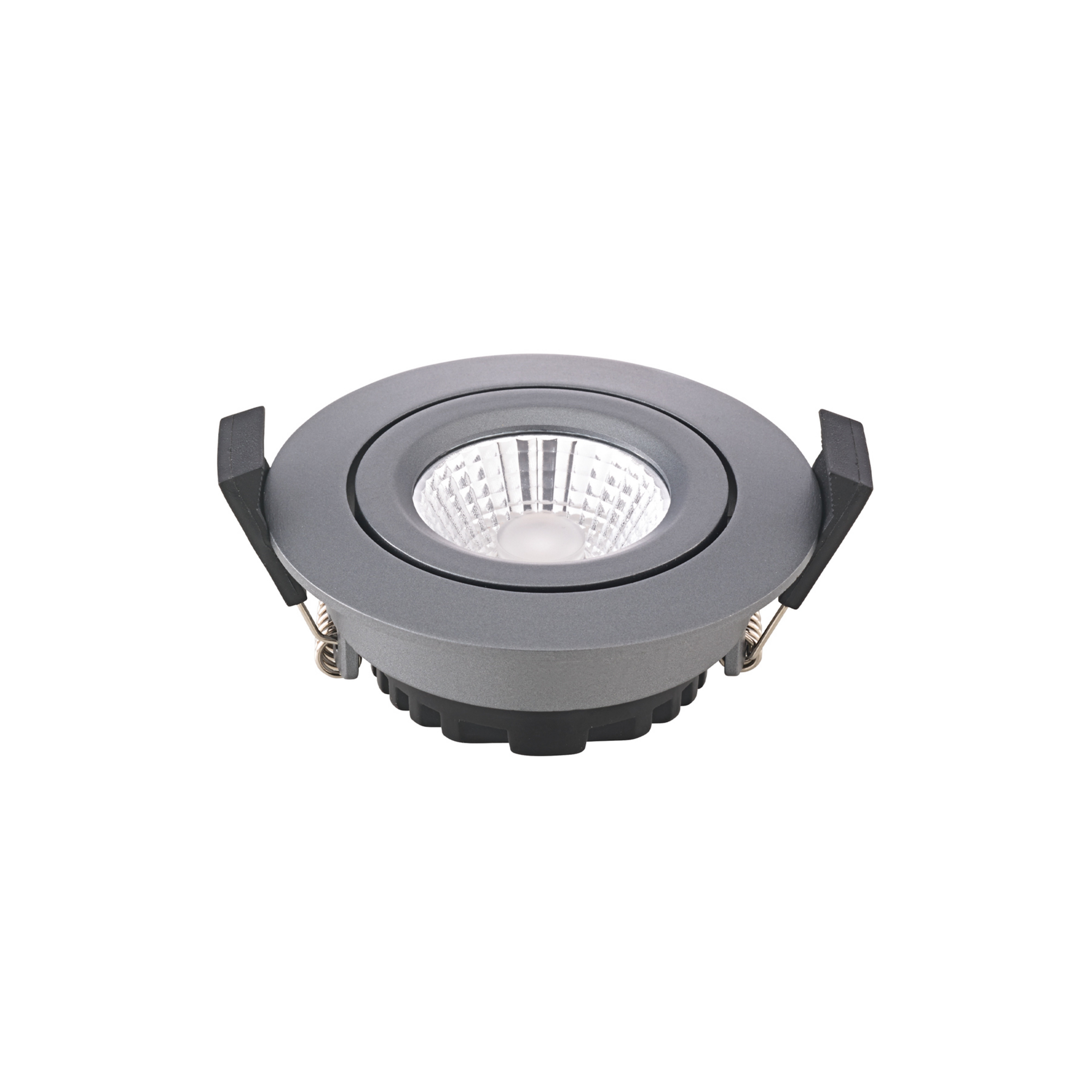 LED-Deckeneinbauspot Diled, Ø 8,5cm 6W Dim-To-Warm anthrazit
