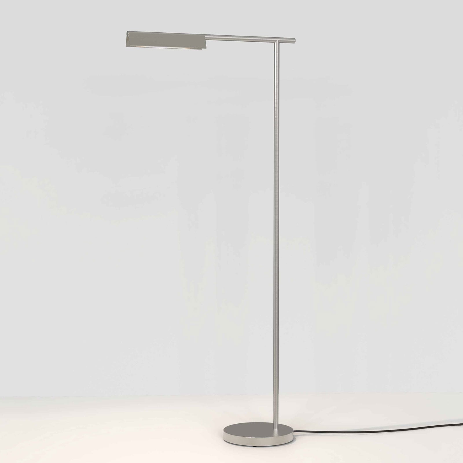 Astro Fold LED floor lamp matt nickel, for Living / Dining Room, steel, 8.1 W, energy efficiency: A+, W: 22 cm, H: 125.5 cm