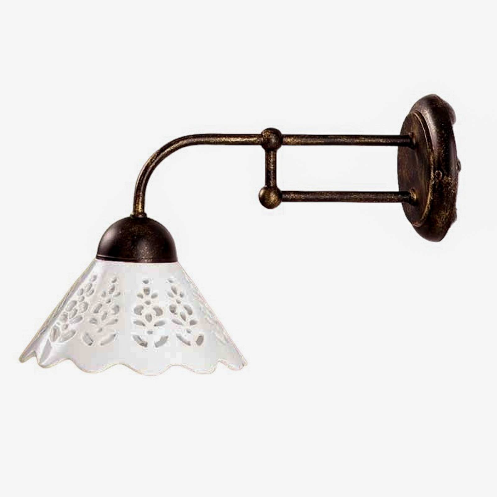 Ceramiche Mała lampa ścienna I PORTICI 18 cm