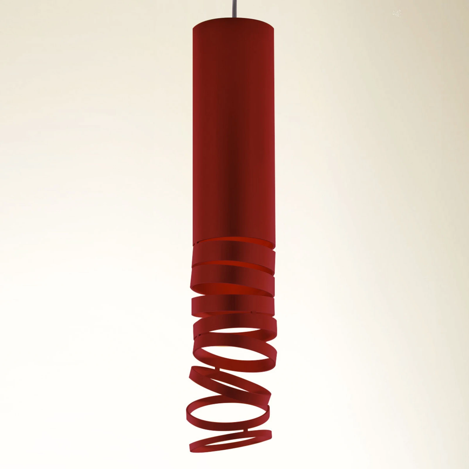 Artemide Hängeleuchte Decomposé, rot