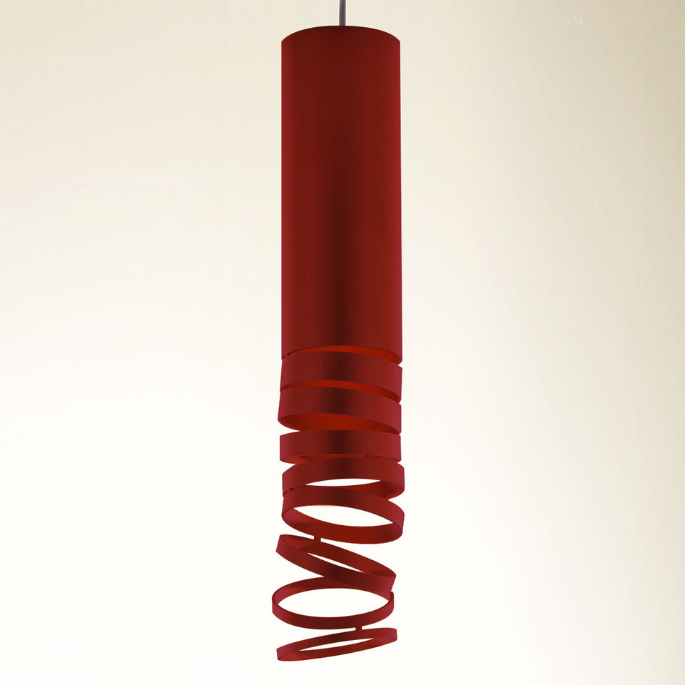 Artemide Decomposé pendellampa, röd från Artemide