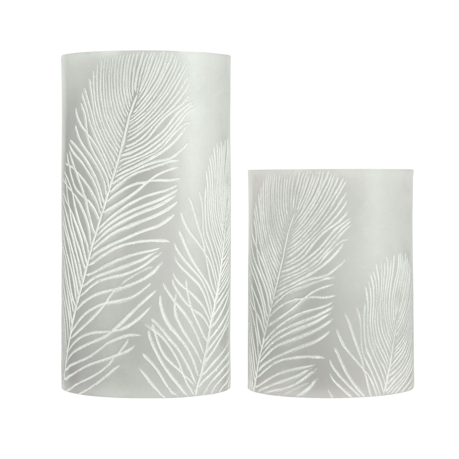 Pauleen Cosy Feather Candle LED kaars Set van 2