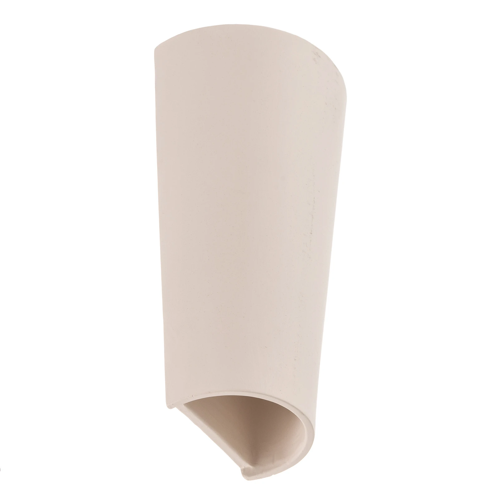 Aplique de pared «Ice up and down» de cerámica en color blanco