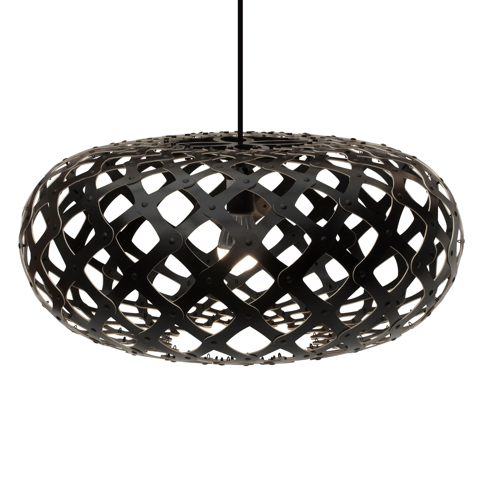 david trubridge Kina Hängelampe Ø 60cm schwarz