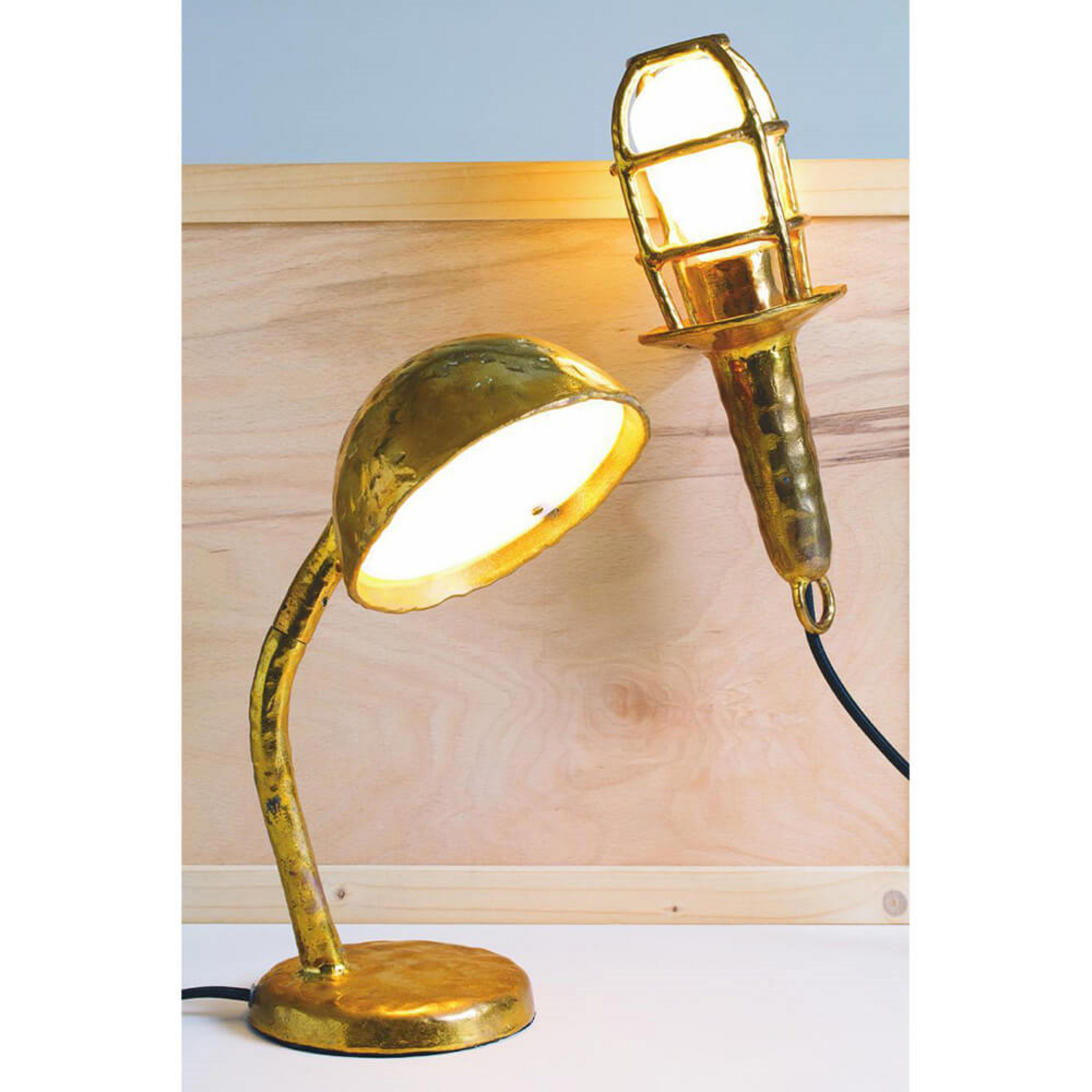 Fingers Stolová Lampa Brass - Seletti