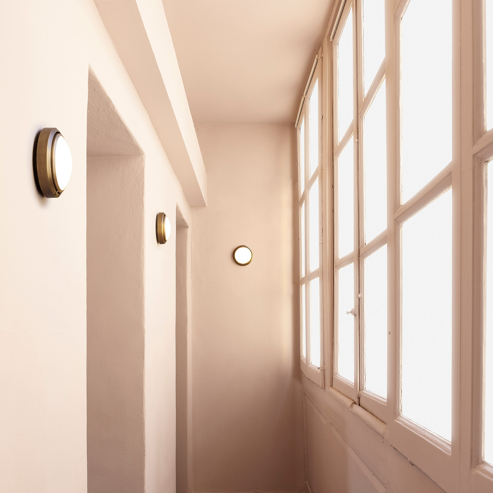 Luceplan Metropoli Wandleuchte bronze Glas