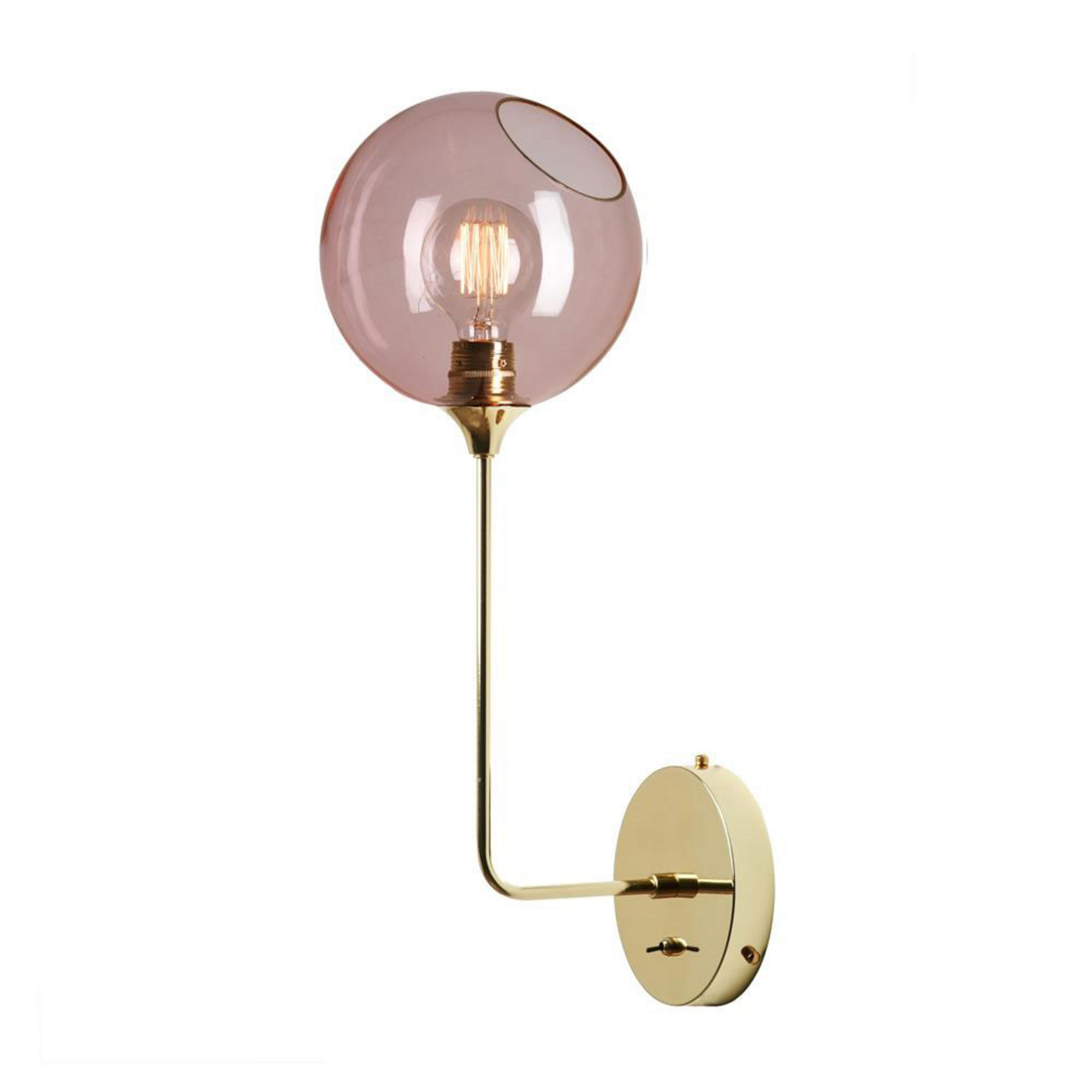 Ballroom The Wall Candeeiro de Parede 57cm Rose - Design By Us