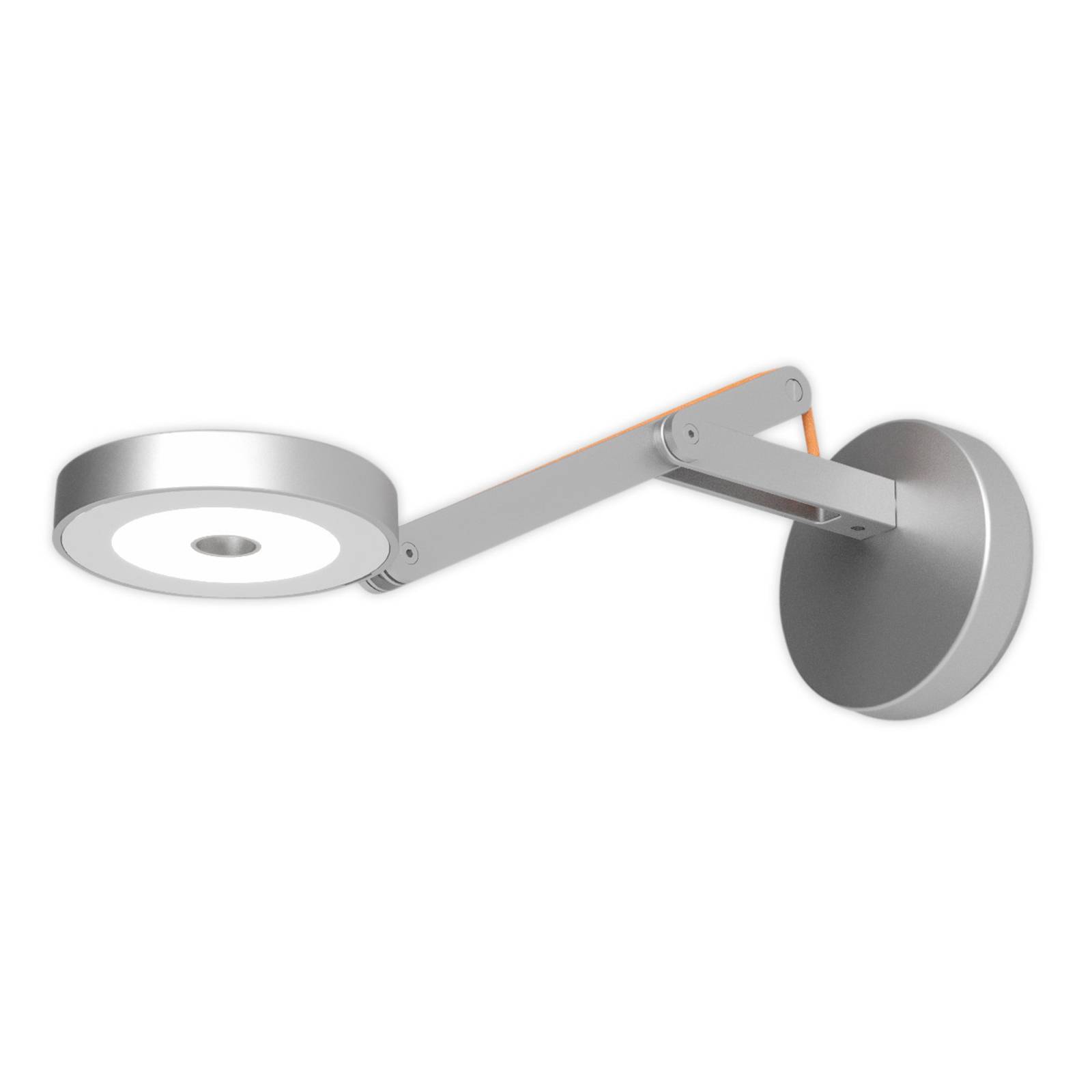 Rotaliana Designer Wall Light - Living / Dining Room - dimmable - Silver