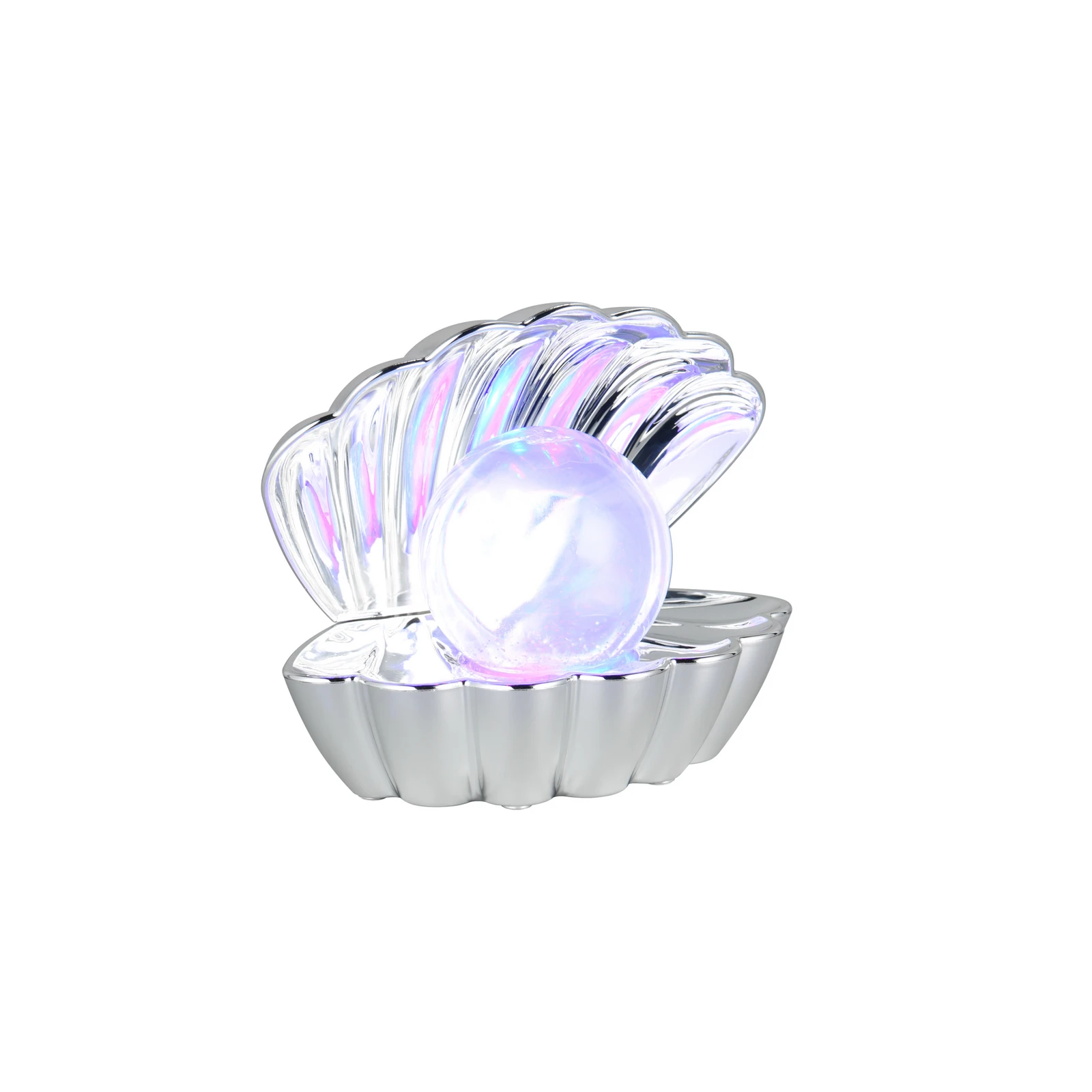 Shelly LED stolna lampa, kromirana, plastična, 18 cm, RGB