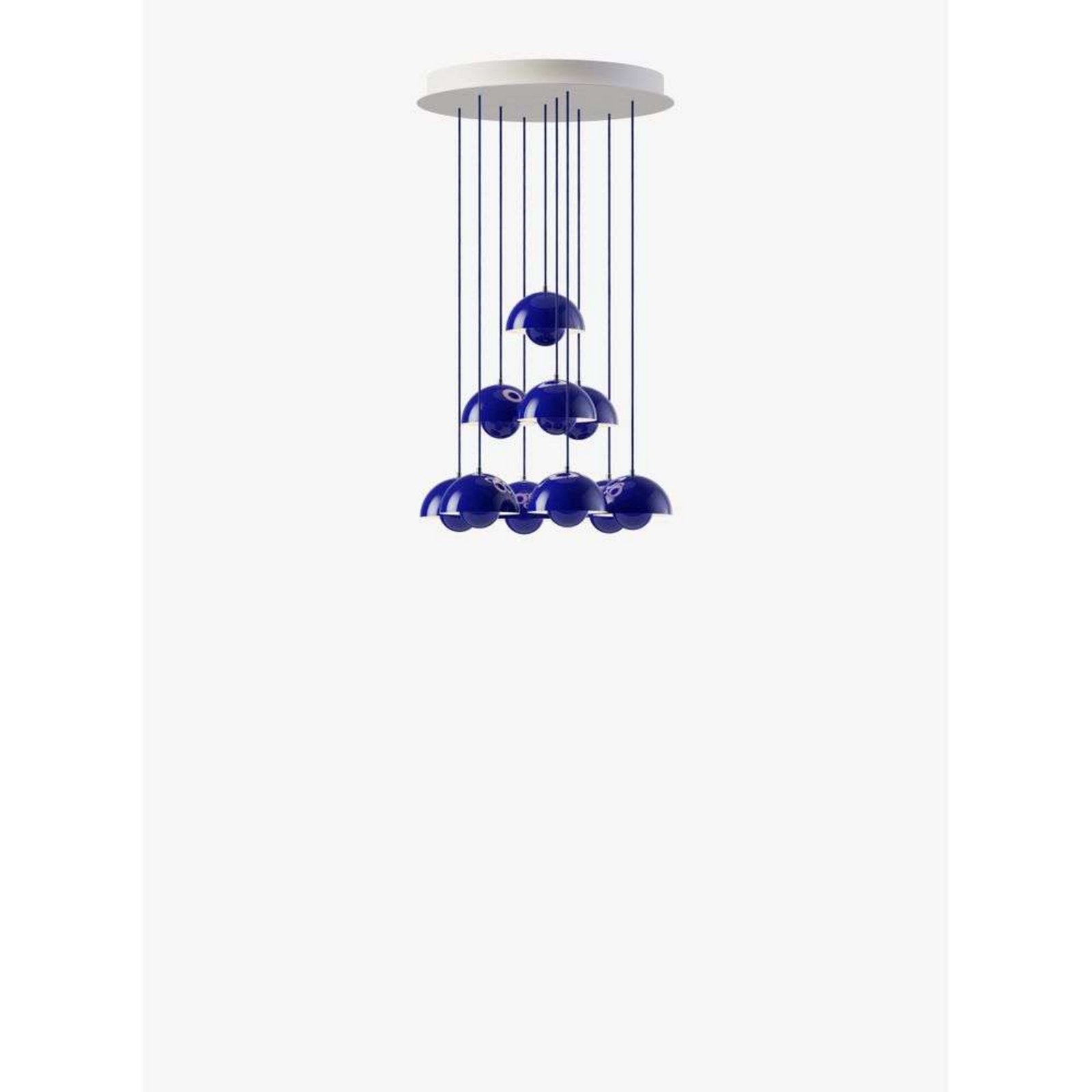 Flowerpot VP10 Lampadario Ø53 Cobalt Blue - &Tradition