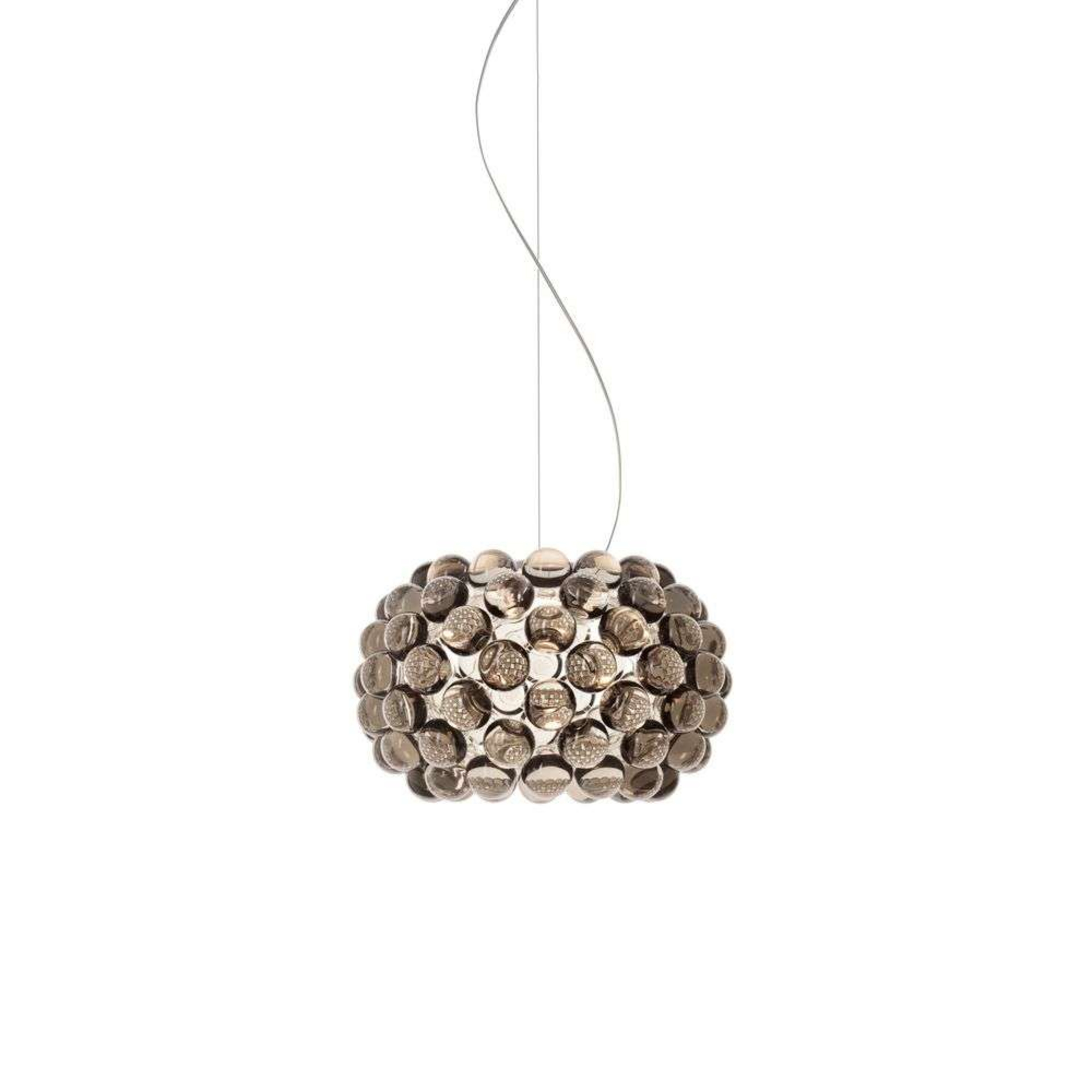 Caboche Plus Piccola LED Hanglamp Grey - Foscarini