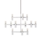 Candeeiro de suspensão Nemo Crown Minor 12 luzes branco