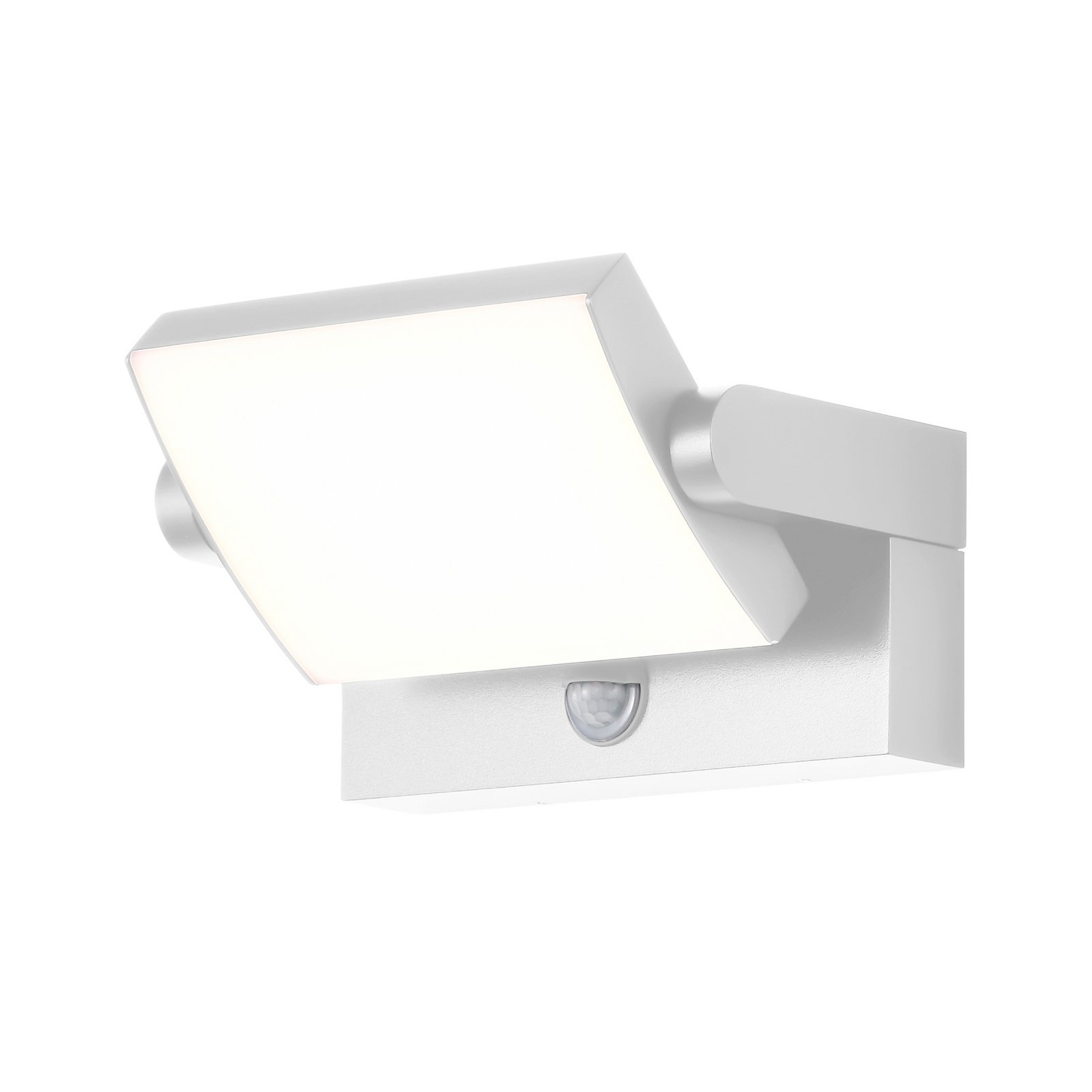 Candeeiro de parede LED CMD 9111, sensor, branco, 21 cm, CCT, IP54