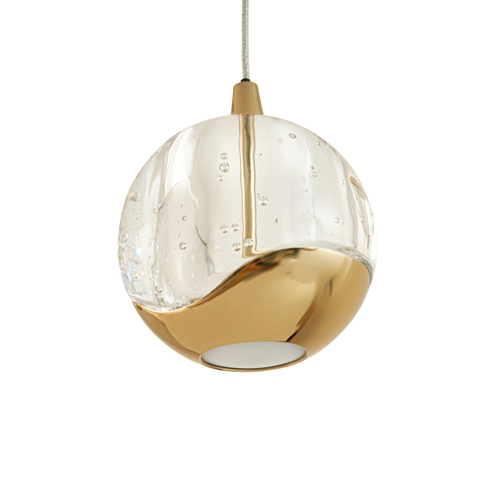 Hayley 5 Line Pendelleuchte Clear/Gold - Lucande