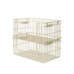 Cesto Cala OPEN, caxemira, conjunto de 2, 13 x 29 x 18 cm - ferm LIVING
