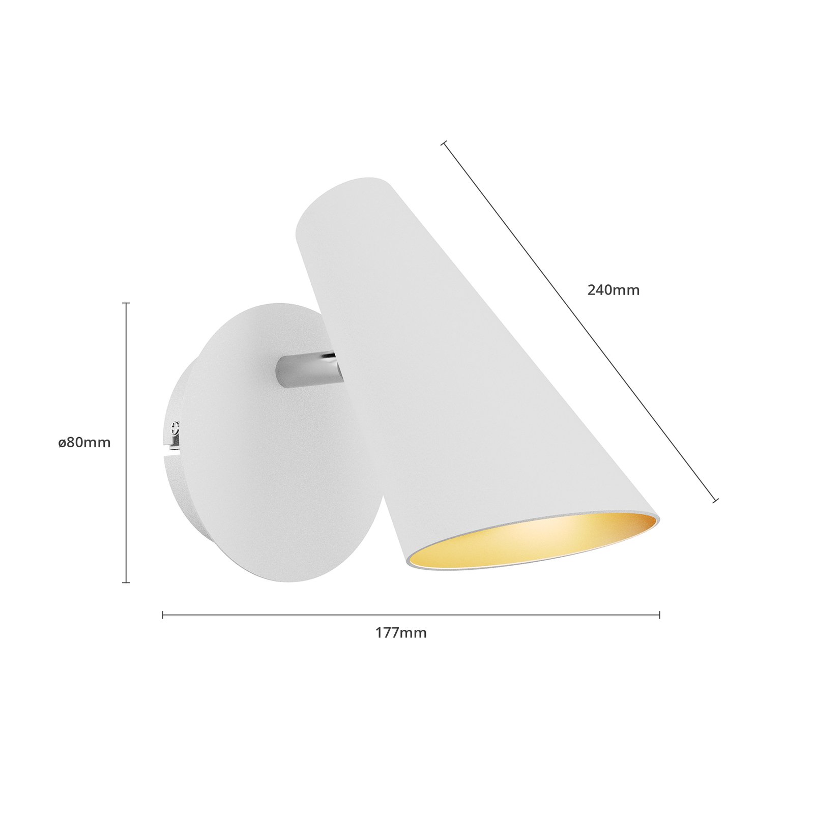 WibkeWall Lamp White - Lucande