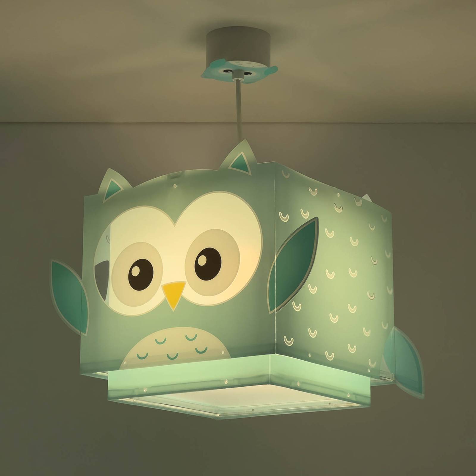 Photos - Chandelier / Lamp Dalber Little Owl children’s hanging light 