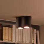 Philips Hue White Ambiance Pillar 2-lamps zwart