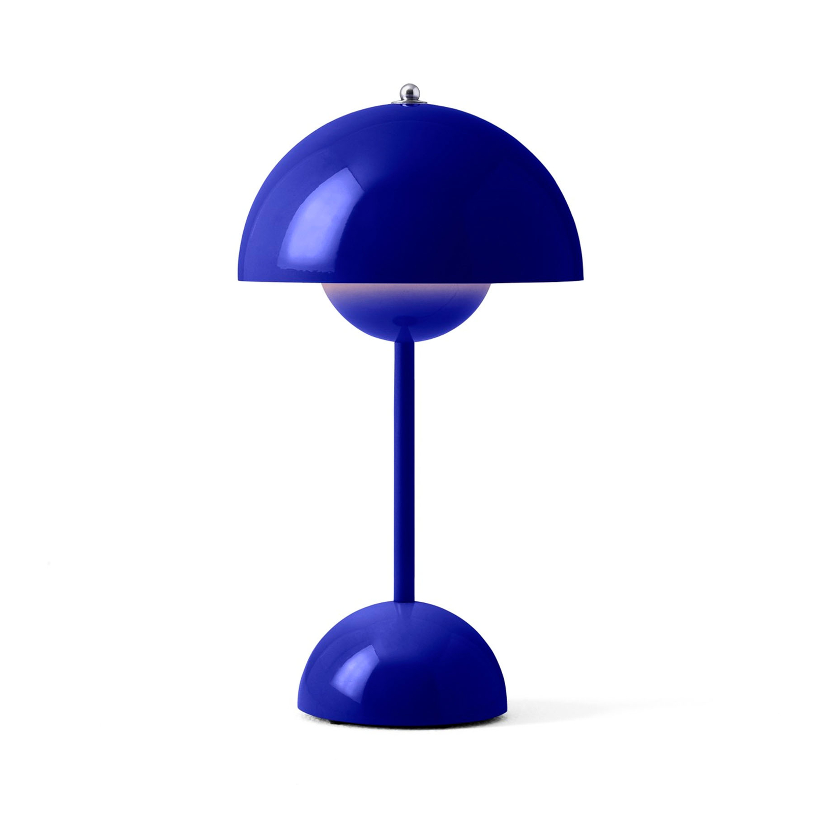 &Tradition LED lampada da tavolo ricaricabile Flowerpot VP9, blu cobalto