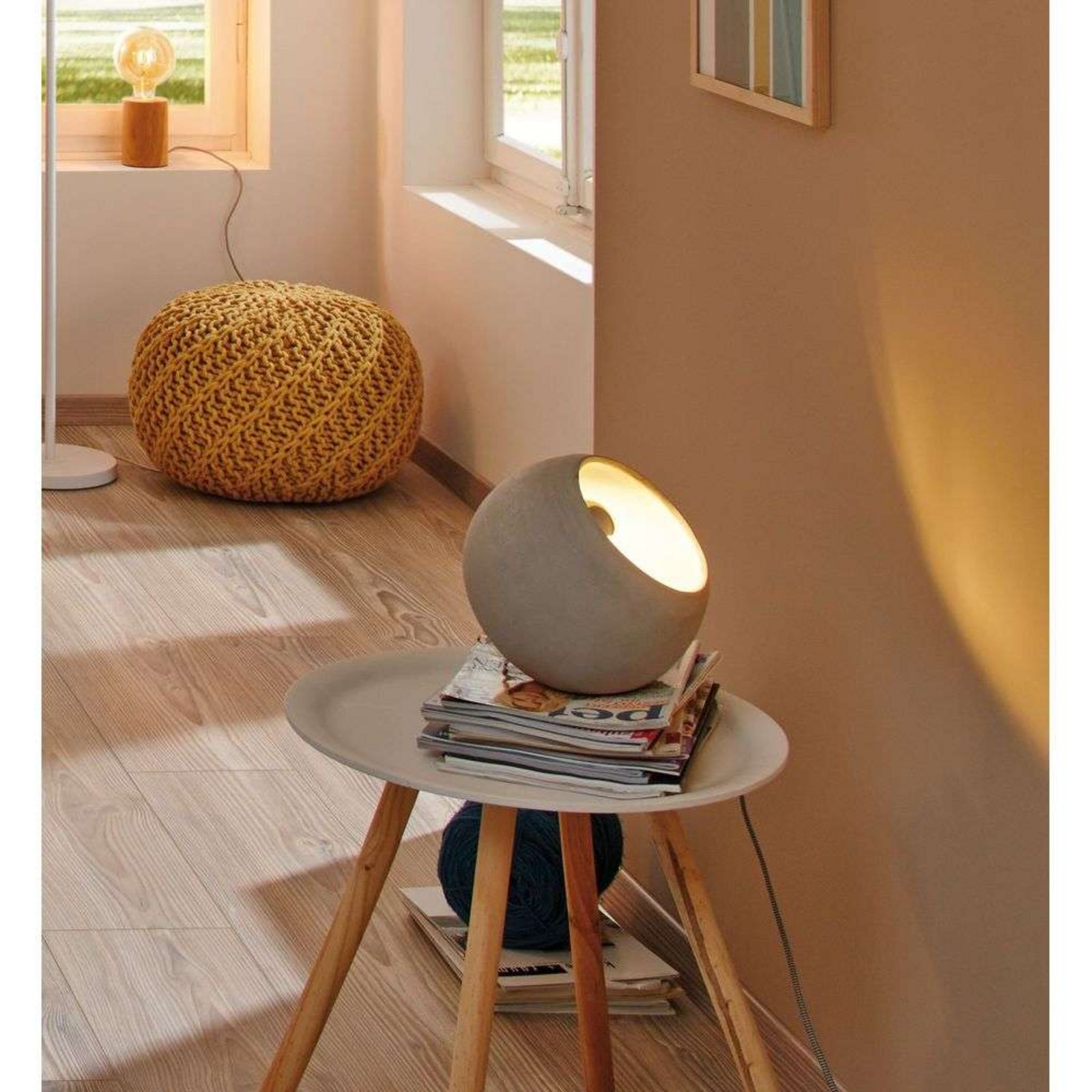 Ingram Stolna lampa Siva/Concrete - Paulmann