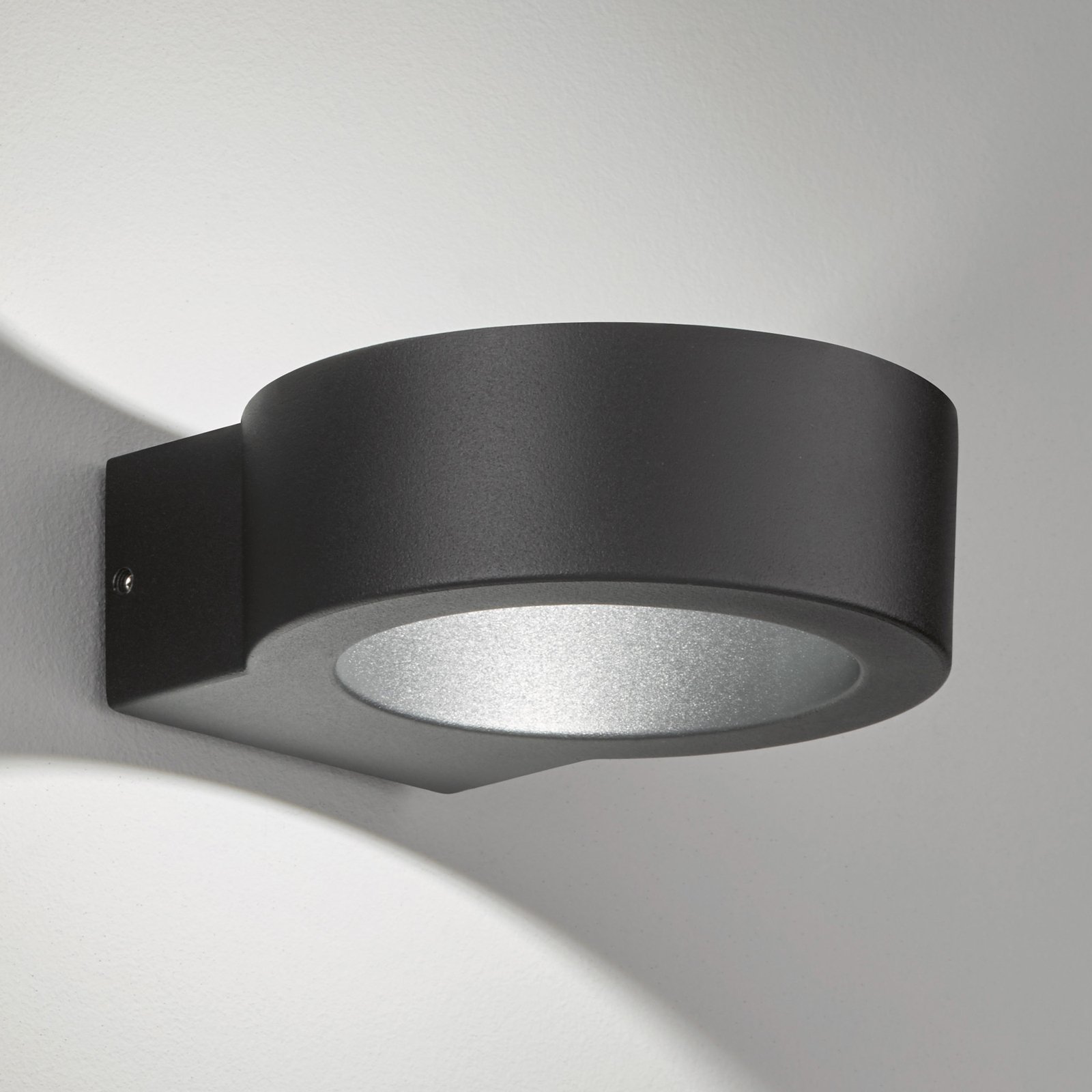 LED-Außenwandleuchte Torres, rund