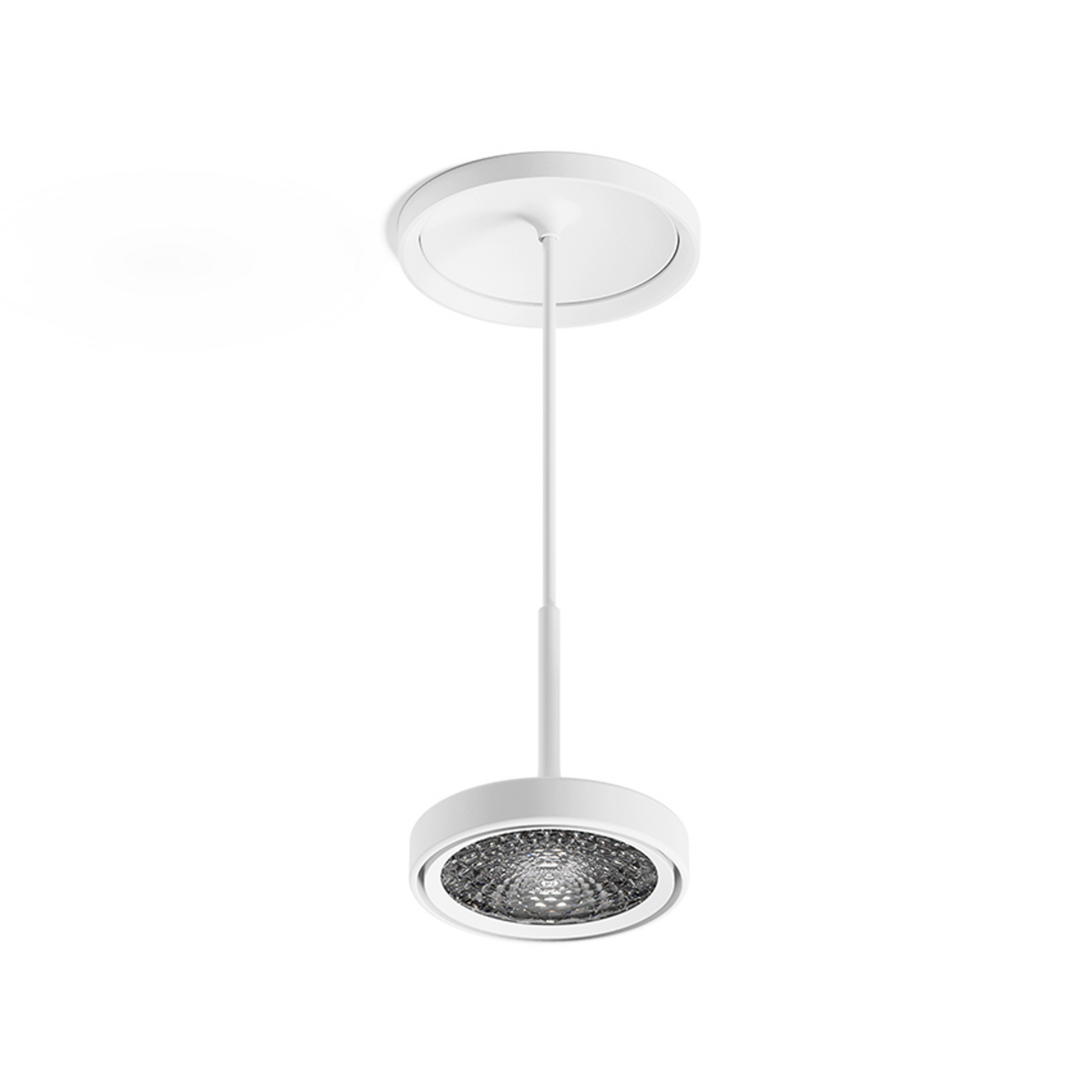 LED viseća svjetiljka Nivo, bijela, 36°, ugradbena, prigušiva - Sigor