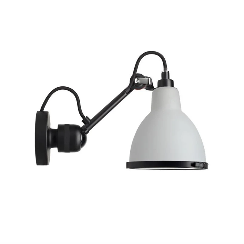 Lampe Gras - 304 Bathroom Væglampe Sort/Polycarbonat