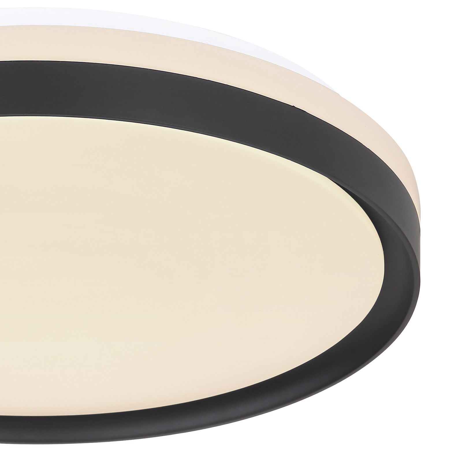 LED-Deckenleuchte Sonny, schwarz, CCT, Ø 39 cm