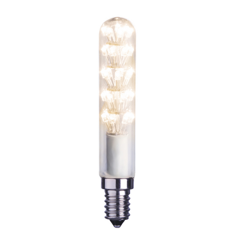 E14 1,5W LED-Röhrenlampe klar, warmweiß 2100 K