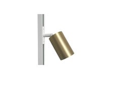 Designline Tube Spot PRO Weiß/Messing - Antidark