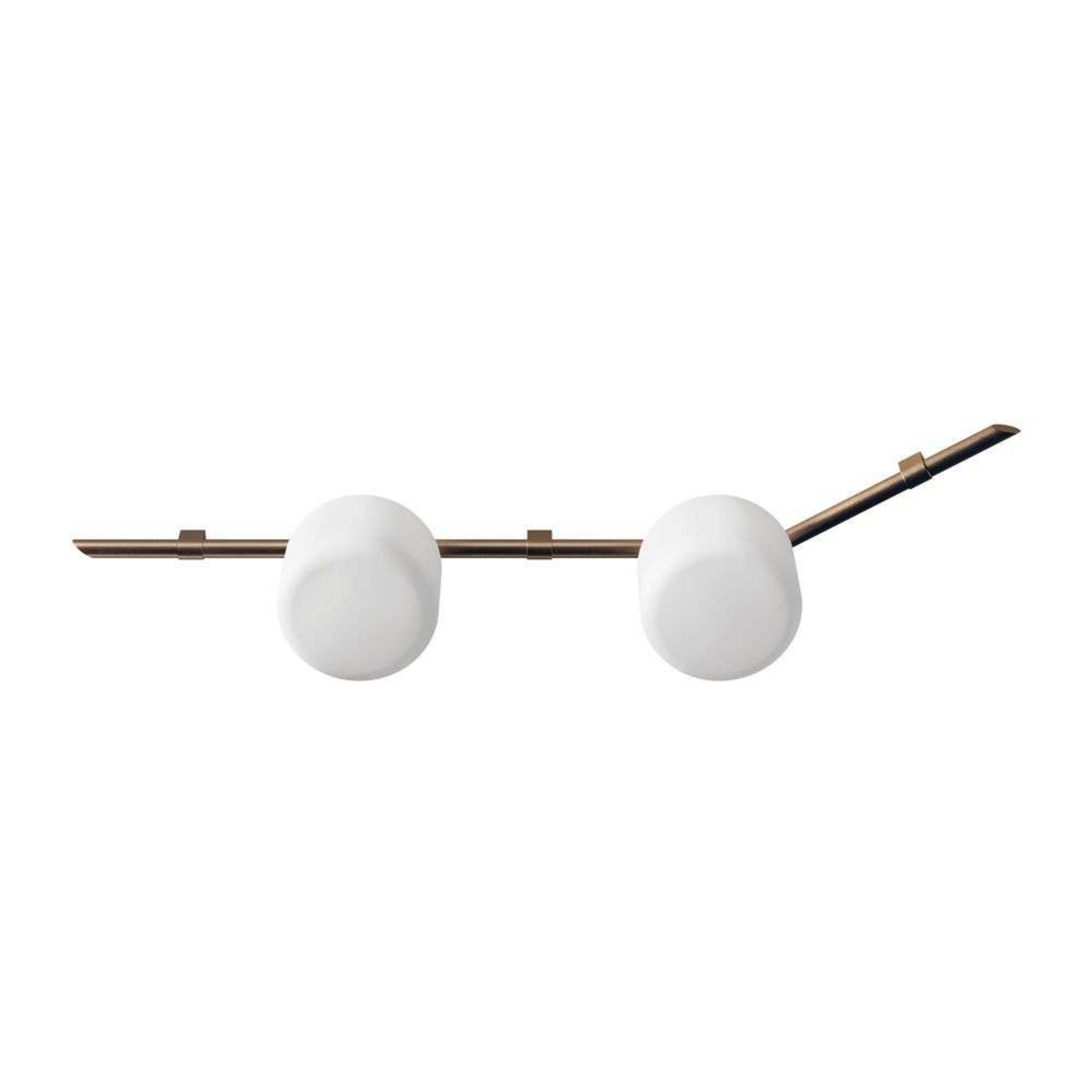 Floed 2 Væg-/Loftlampe Bronze - KDLN
