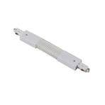 Lindby Flex connector Linaro, white, single-circuit track lighting system