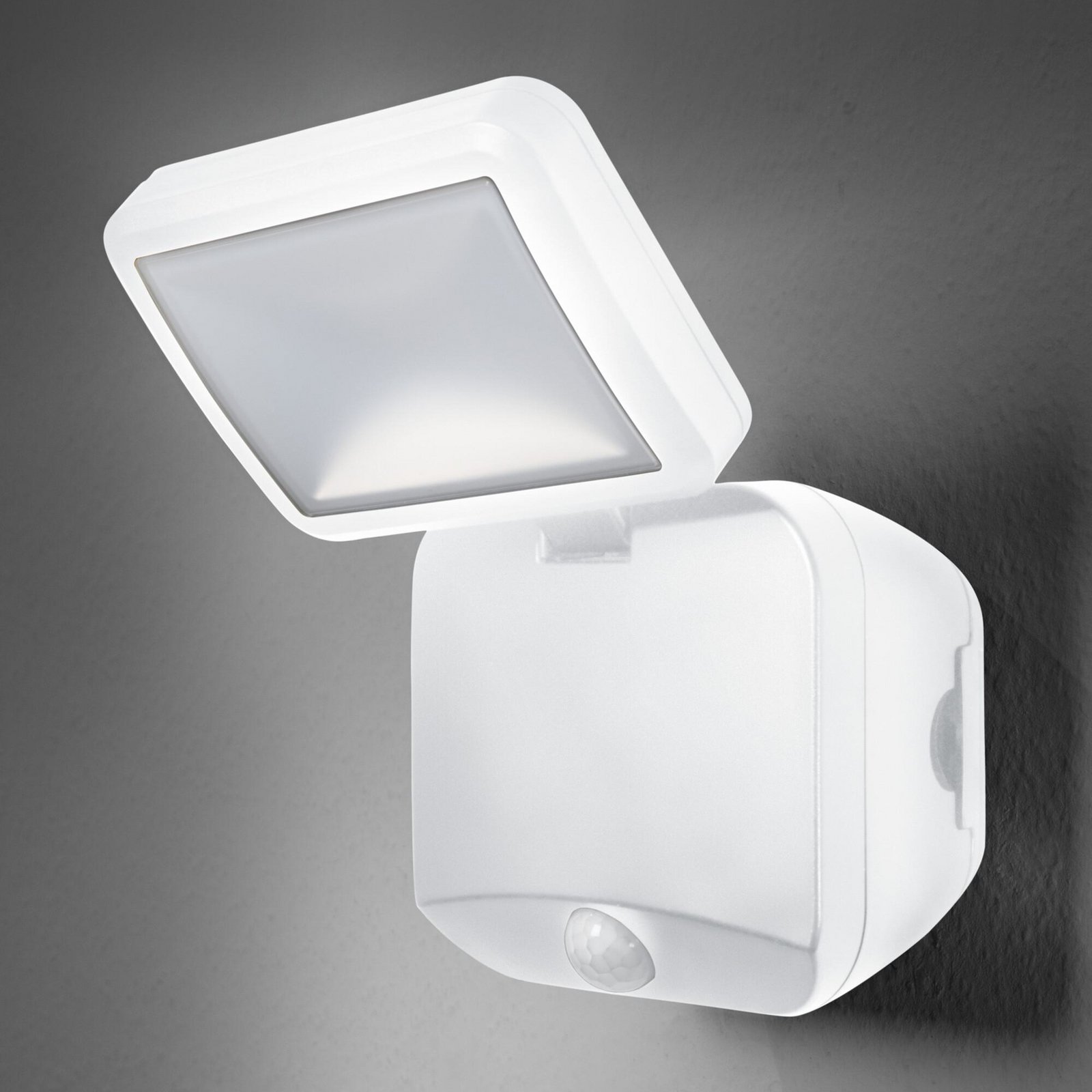 OSRAM LED-Außenwandstrahler DOUBLE, 1-flg., weiß, Batterie