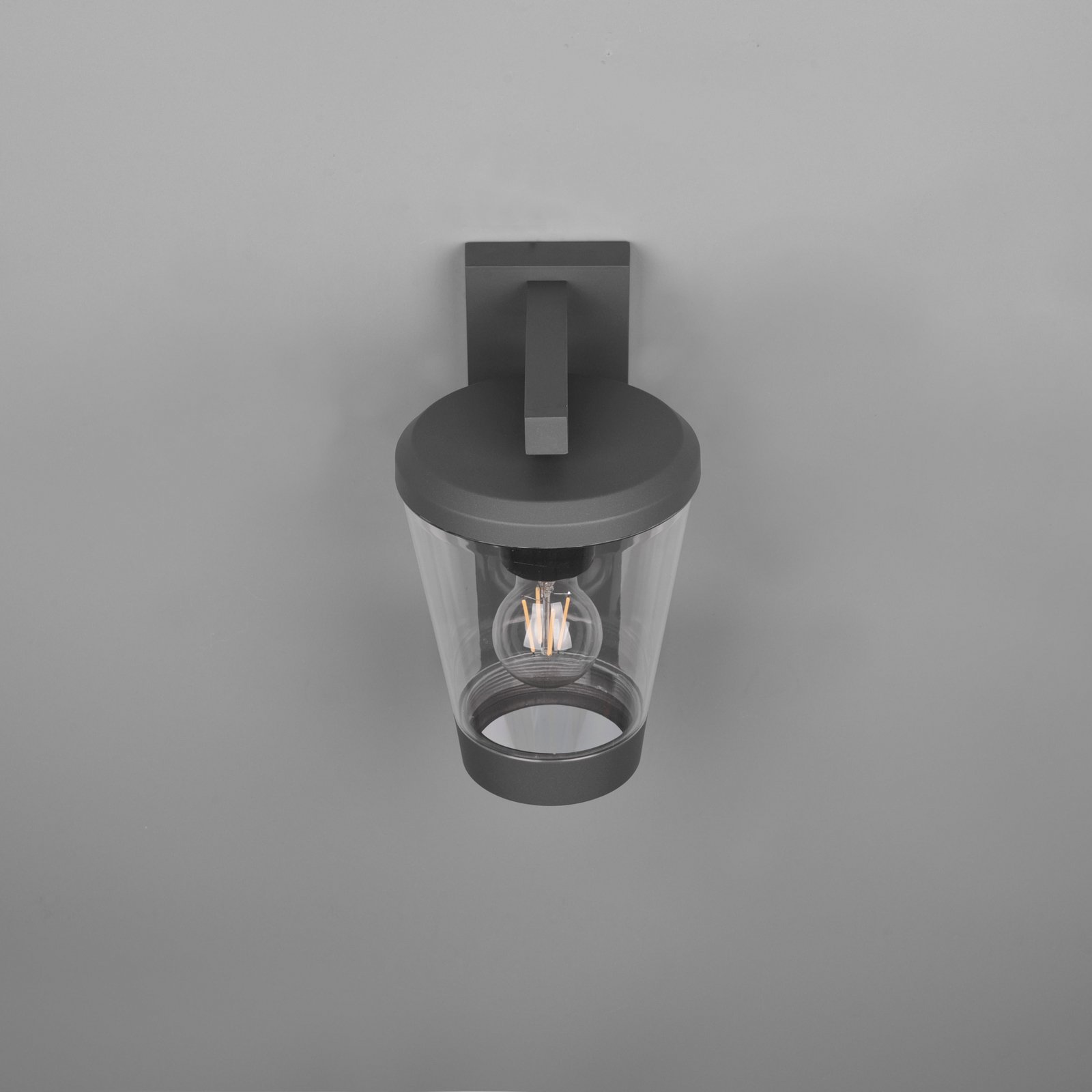 Āra sienas lampa CAVADO, antracīta krāsā, augstums 28 cm, IP44 Āra sienas lampa CAVADO, antracīta krāsā, augstums 28 cm, IP44