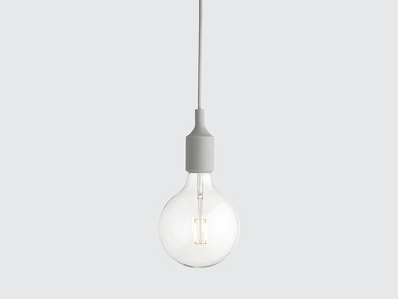 E27 Lustră Pendul Light Grey - Muuto