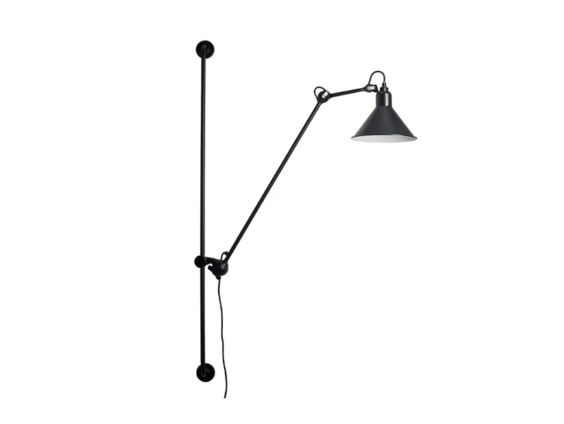 Lampe Gras - 214 Wandleuchte Conic Schwarz